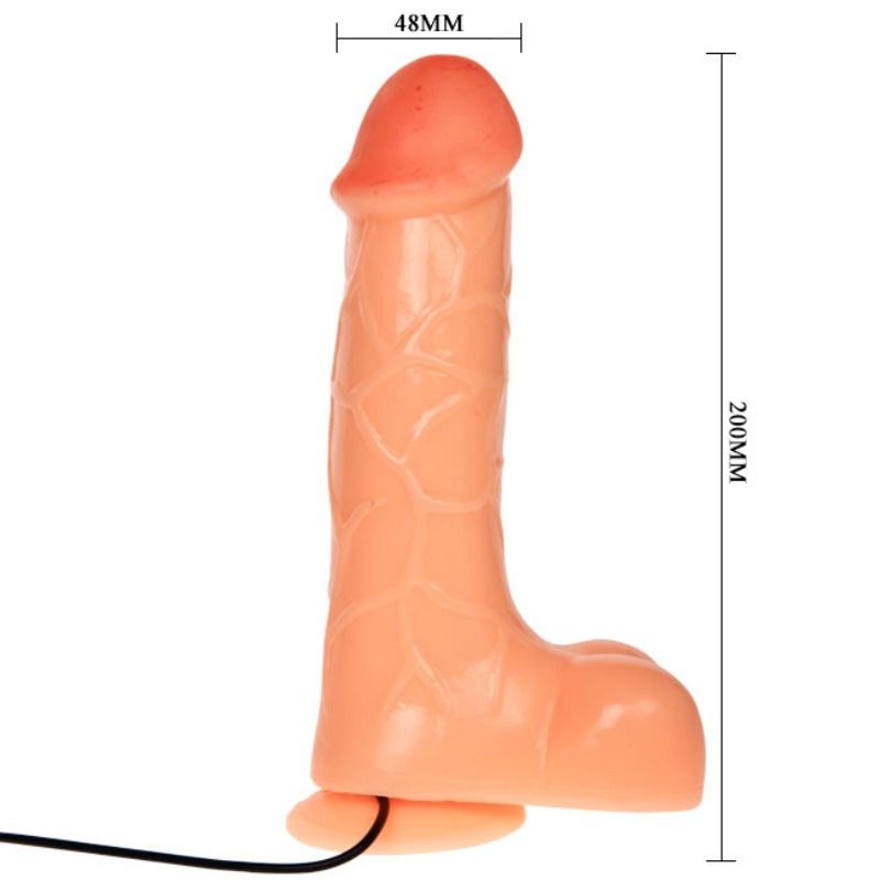 BAILE - VIBRADOR DILDO REALISTA INTREPID IMPEROR 20 CM - Sexshoptuga 