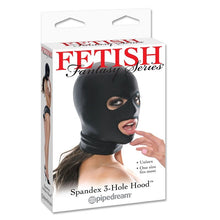 FETISH FANTASY SERIES - CAPUZ DE 3 FUROS SPANDEX - Sexshoptuga  Sexshoptuga 