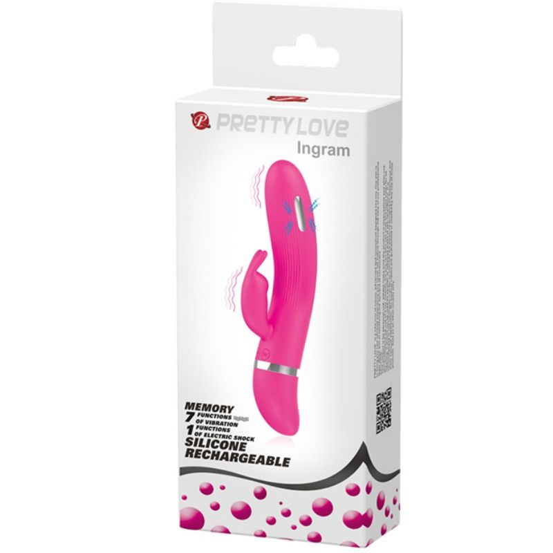 PRETTY LOVE - VIBRADOR ELETROCHOQUE INGRAM - Sexshoptuga  Sexshoptuga 