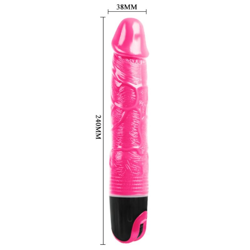 BAILE - VIBRADOR MULTIVELOCIDADE ROSA - Sexshoptuga 