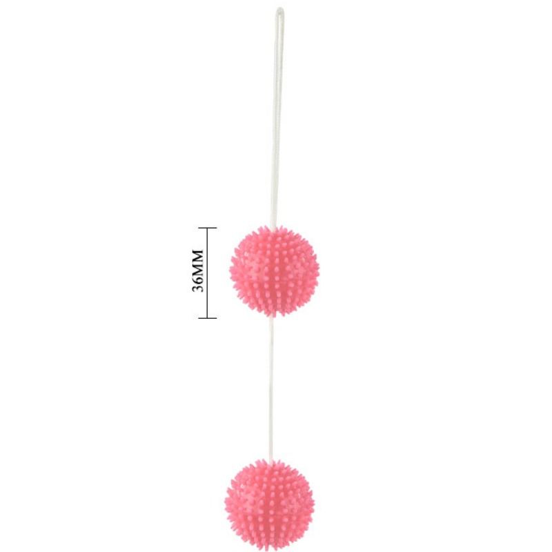 BAILE - BOLAS TEXTURADAS A PROFUNDAMENTE PRAZER ROSA 3.6 CM - Sexshoptuga  Sexshoptuga 