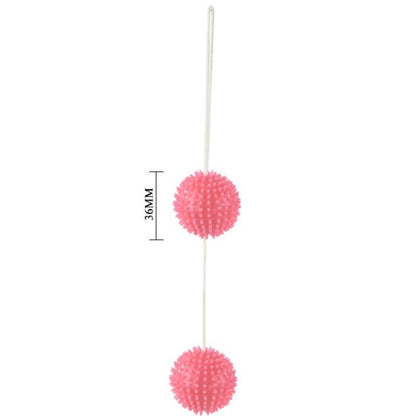 BAILE - BOLAS TEXTURADAS A PROFUNDAMENTE PRAZER ROSA 3.6 CM - Sexshoptuga 