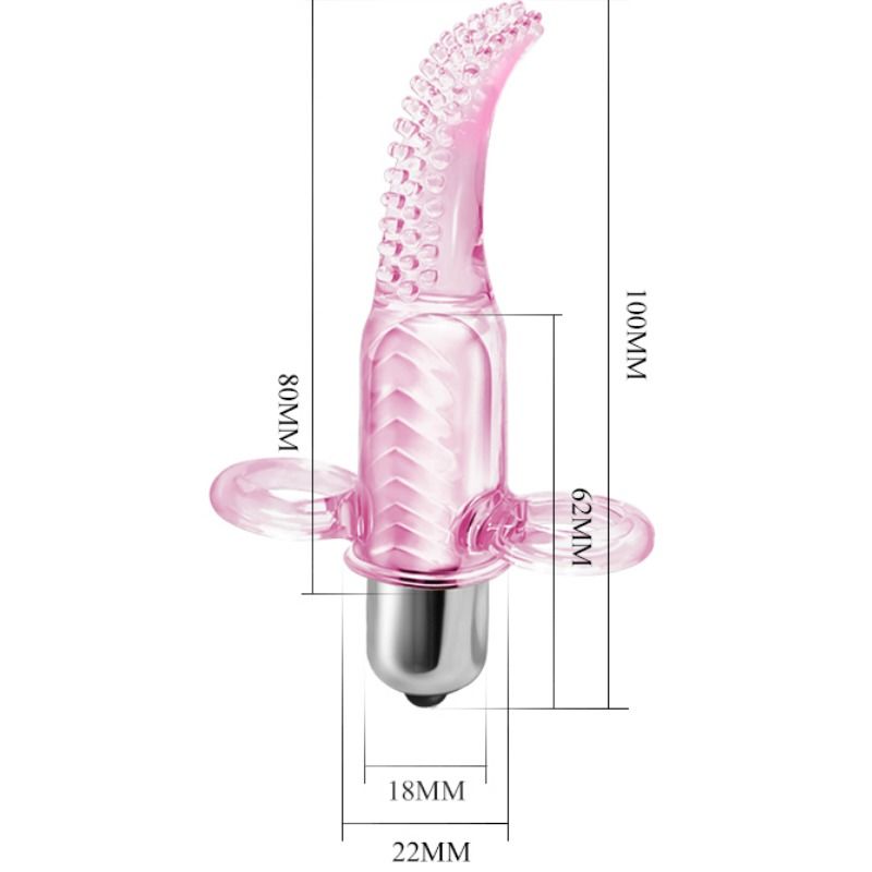 BAILE - ESTIMULADOR VIBRO DEDAL - Sexshoptuga  Sexshoptuga 