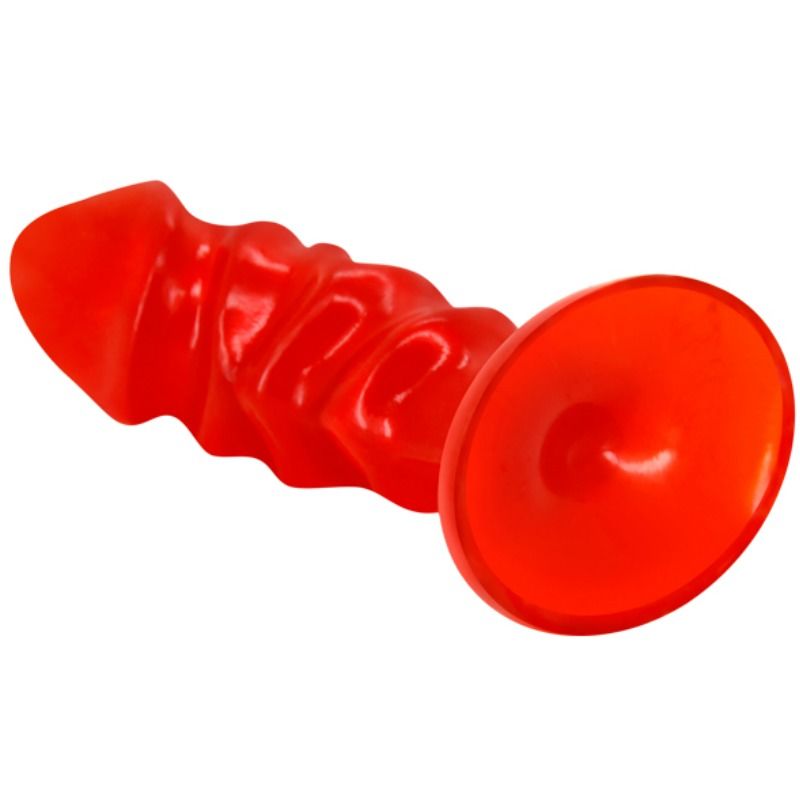 BAILE - PLUG ANAL UNISEXO COM VENTOSA VERMELHA - Sexshoptuga 