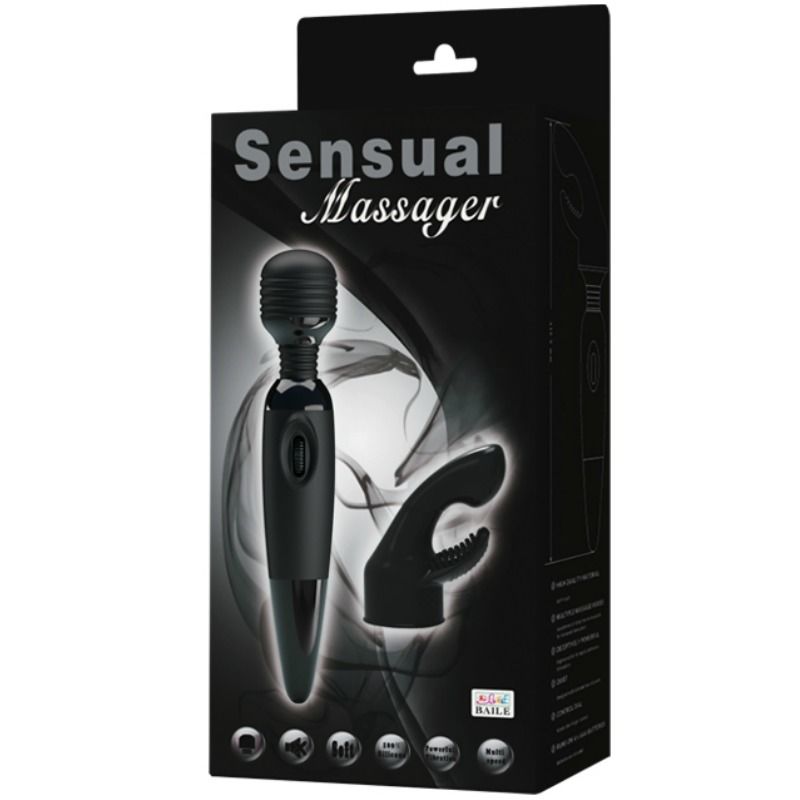 BAILE - MASSAGER DESENSUAL COM CABEA INTERCAMBIVEL - Sexshoptuga 