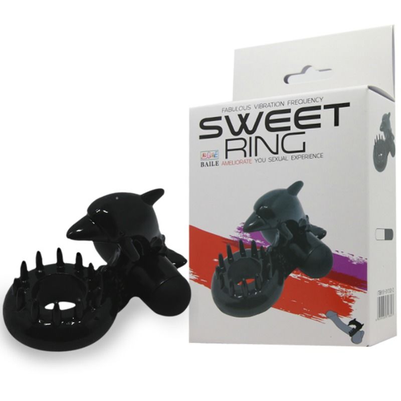 BAILE - ANEL SWEET RING COM ESTIMULADOR DE CLITÓRIS DELFIN - Sexshoptuga 