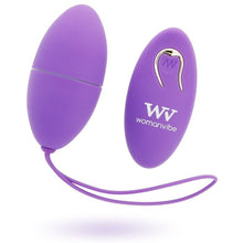 WOMANVIBE - ALSAN EGG CONTROLE REMOTO PRETO SILICONE ROXO - Sexshoptuga  Sexshoptuga 