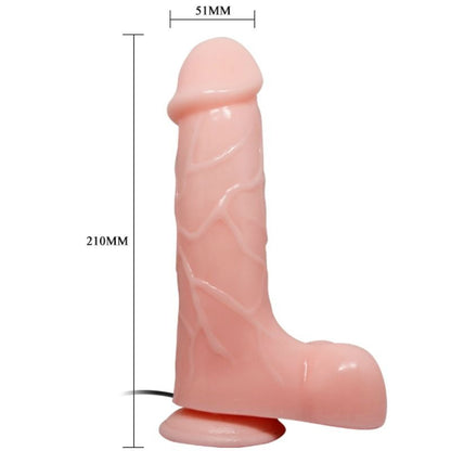 BAILE - VIBRADOR REALISTA NATURAL BARBARA 21 CM - Sexshoptuga 