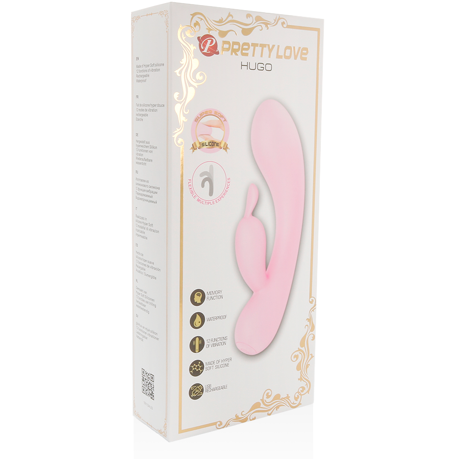 PRETTY LOVE - LOVE SMART VIBRADOR HUGO COELHO COM ORELHAS - Sexshoptuga 