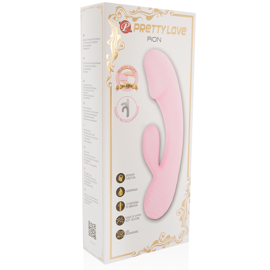 PRETTY LOVE - VIBRADOR INTELIGENTE RON COM COELHO - Sexshoptuga 