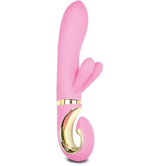 G-VIBE - VIBRADOR G-RABBIT ROSA RAMPANT BUNNY - Sexshoptuga 