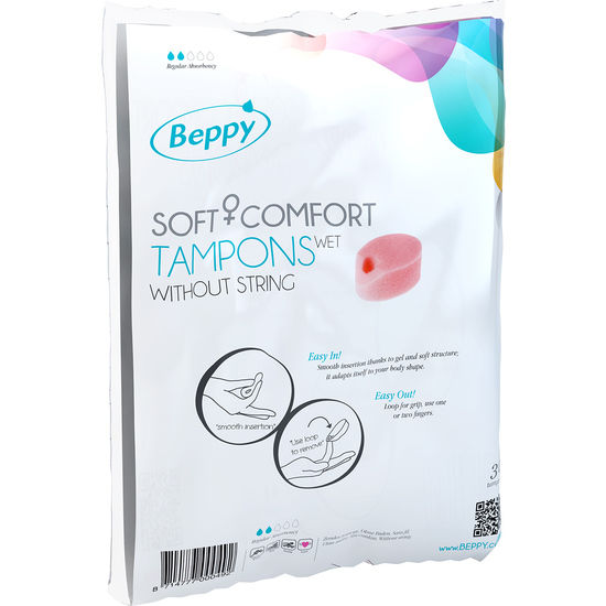 BEPPY - SOFT COMFORT TAMPONS MOLHAM 30 UNIDADES - Sexshoptuga  Sexshoptuga 