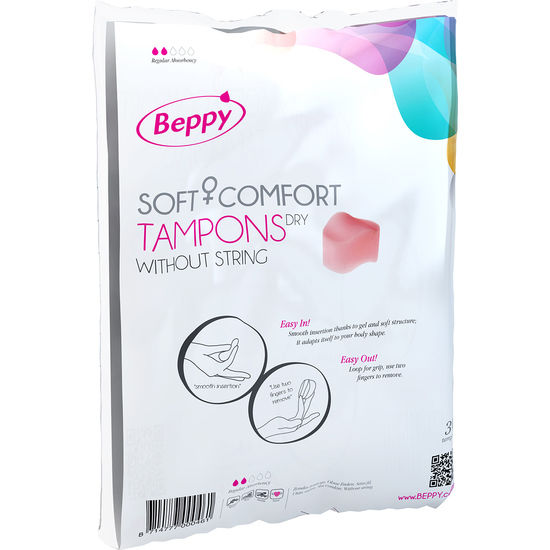 BEPPY - SOFT-COMFORT TAMPONS SECO 30 UNIDADES - Sexshoptuga  Sexshoptuga 