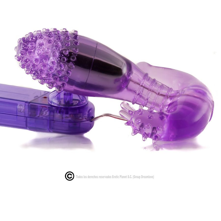 BAILE - ESTIMULADOR VAGINAL E ANAL LILAC COM VIBRAO - Sexshoptuga Sexshoptuga 