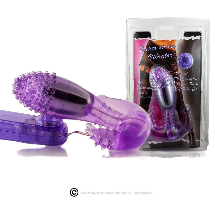 BAILE - ESTIMULADOR VAGINAL E ANAL LILAC COM VIBRAO - Sexshoptuga Sexshoptuga 