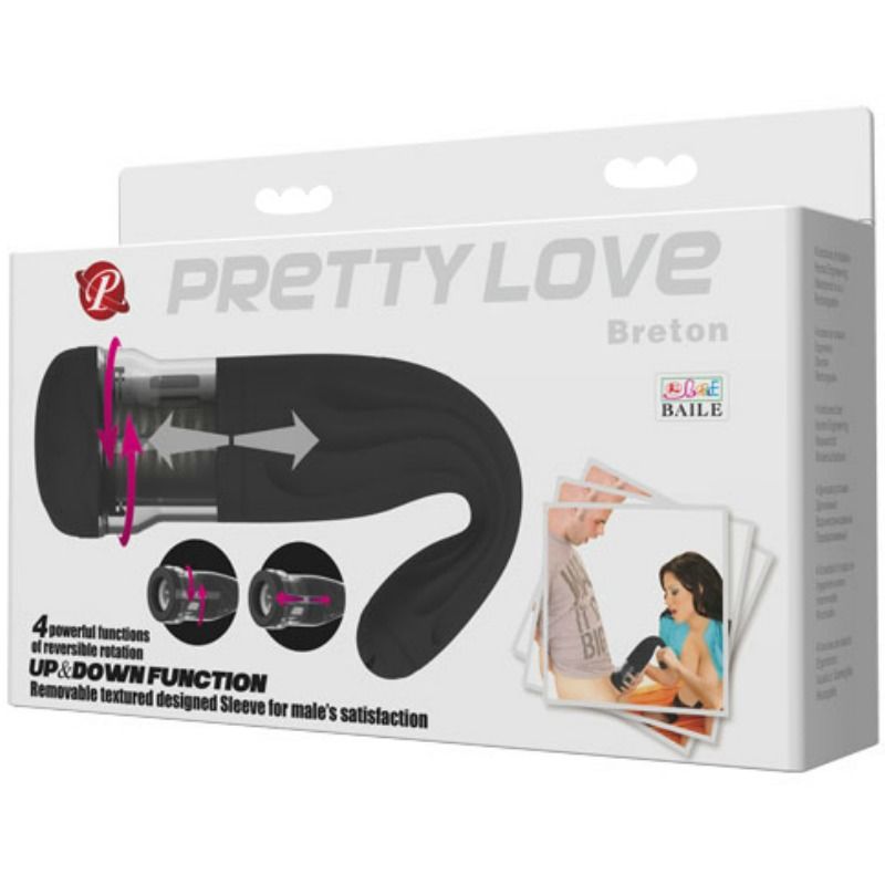 PRETTY LOVE - MASCULINO BRETON MULTIFUNO MASTURBADOR - Sexshoptuga 