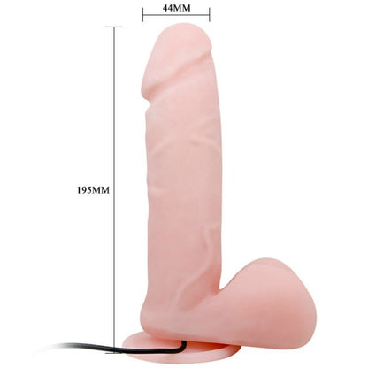 BAILE - OLIVER DILDO REALÍSTICO COM VIBRAO - Sexshoptuga 