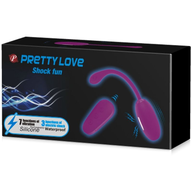 PRETTY LOVE - CHOQUE DIVERTIDO OVO VIBRATÓRIO E ELETROCHOQUE - Sexshoptuga  Sexshoptuga 