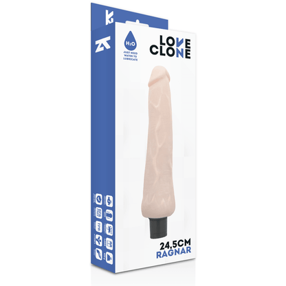 LOVECLONE - VIBRADOR AUTO LUBRIFICANTE RAGNAR 24.5 CM -O- 3.5 CM - Sexshoptuga 