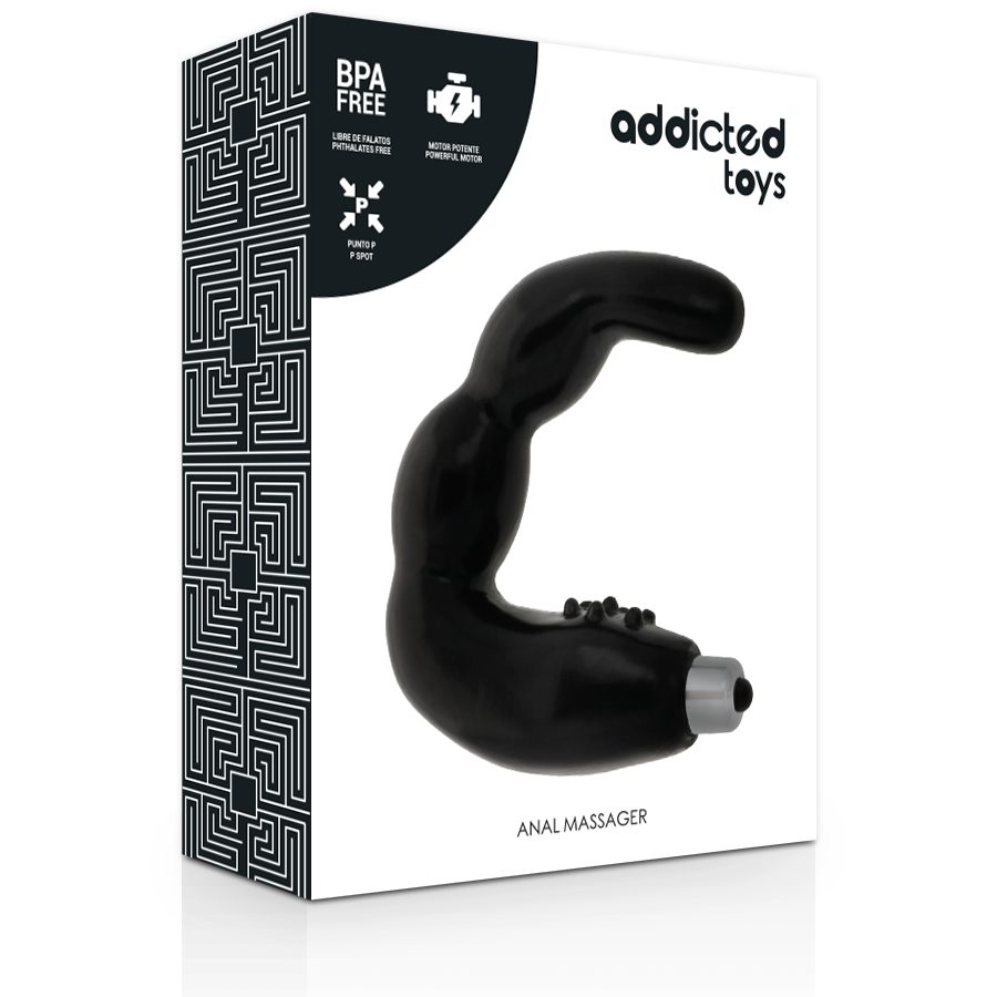 ADDICTED TOYS - PRÓSTATA ANAL MASSAGER VIBRAO - Sexshoptuga  Sexshoptuga 