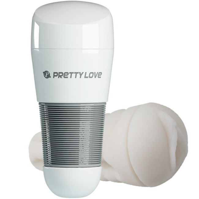 PRETTY LOVE - MASTURBADOR DE VAGINA KITTY WHITE - Sexshoptuga  Sexshoptuga 