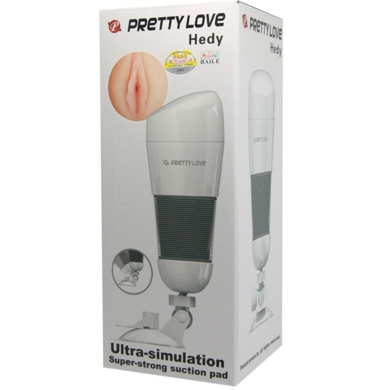 PRETTY LOVE - MASTURBADOR DE VAGINA HEDY BRANCO - Sexshoptuga  Sexshoptuga 