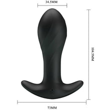 PRETTY LOVE - VIBRADOR ANAL PRETO PRETO AMOR - Sexshoptuga  Sexshoptuga 