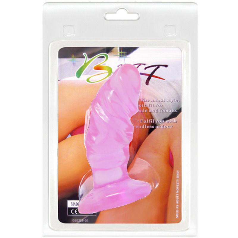 BAILE - PLUG ANAL UNISEXO COM VENTOSA ROSA - Sexshoptuga 