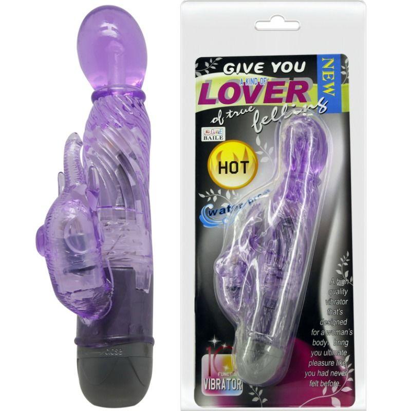 BAILE - DARLHE UM TIPO DE VIBRADOR AMANTE COM COELHO LILAC 10 MODOS - Sexshoptuga 