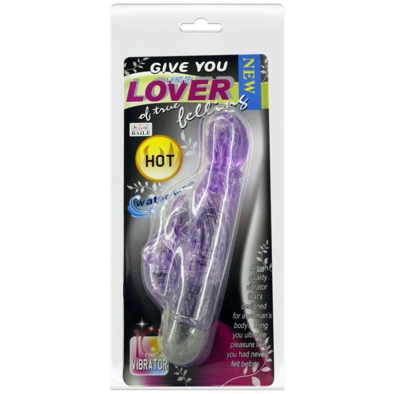 BAILE - DARLHE UM TIPO DE VIBRADOR AMANTE COM COELHO LILAC 10 MODOS - Sexshoptuga 