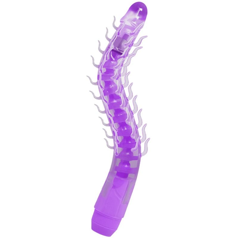 BAILE - FLEXI VIBE SENSUAL SPINE DILDO VIBRATÓRIO DOBRVEL LILAL 23.5 CM - Sexshoptuga  Sexshoptuga 