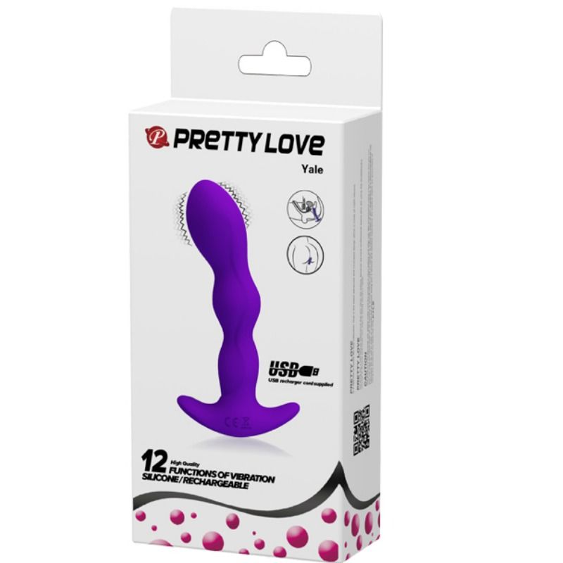 PRETTY LOVE - ANAL MASSAGER 12 MODOS DE VIBRAO LILAC - Sexshoptuga  Sexshoptuga 