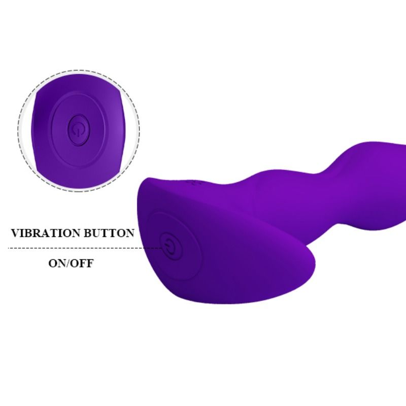 PRETTY LOVE - ANAL MASSAGER 12 MODOS DE VIBRAO LILAC - Sexshoptuga  Sexshoptuga 