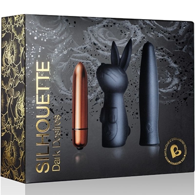 ROCKS-OFF - KIT DARK DESIRE SILHUETA DARK DESEJO - Sexshoptuga  Sexshoptuga 