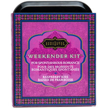 KAMASUTRA - WEEKENDER TIN KIT FRAMBOESA KISS FRAMBOESA - Sexshoptuga 