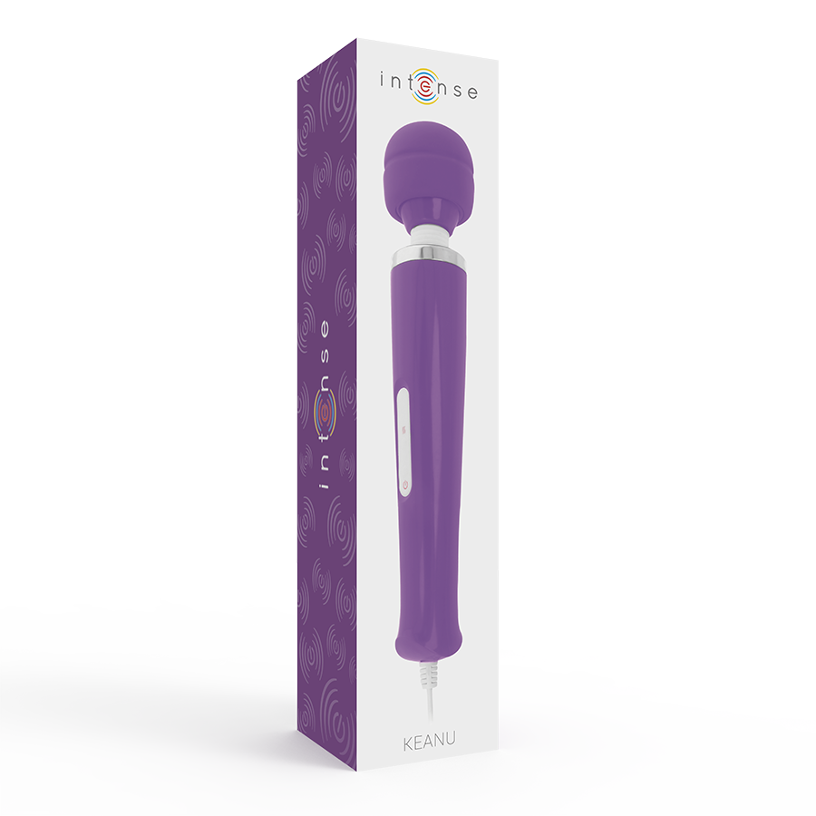 INTENSE - MASSAGEIRO KEANU WAND LILAC - Sexshoptuga  Sexshoptuga 