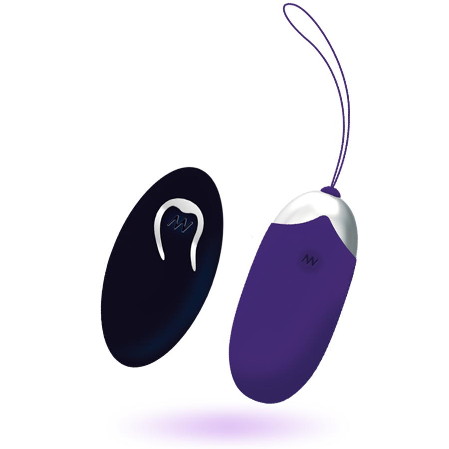 INTENSE - FLIPPY II VIBRANTE OVO COM CONTROLE REMOTO ROXO - Sexshoptuga  Sexshoptuga 