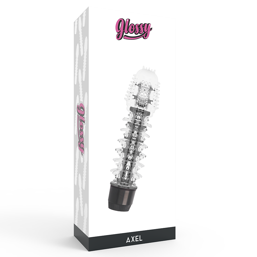 GLOSSY - VIBRADOR AXEL PRETO - Sexshoptuga  Sexshoptuga 