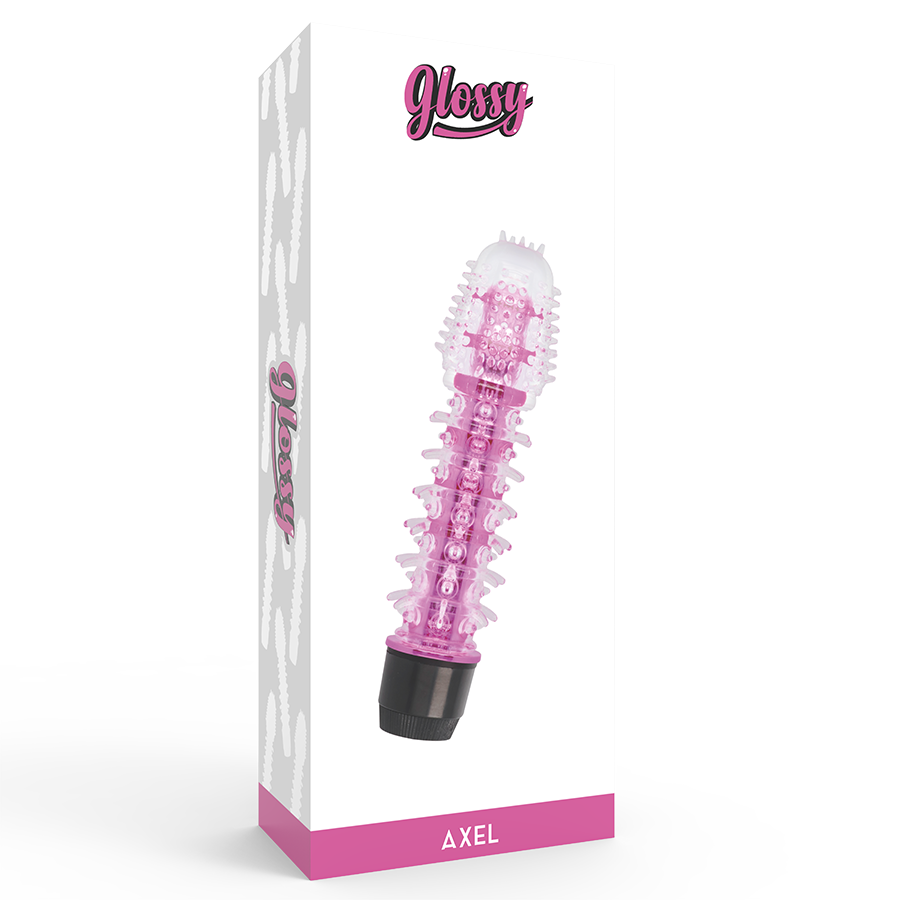 GLOSSY - VIBRADOR AXEL ROSA - Sexshoptuga  Sexshoptuga 