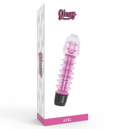 GLOSSY - VIBRADOR AXEL ROSA - Sexshoptuga 