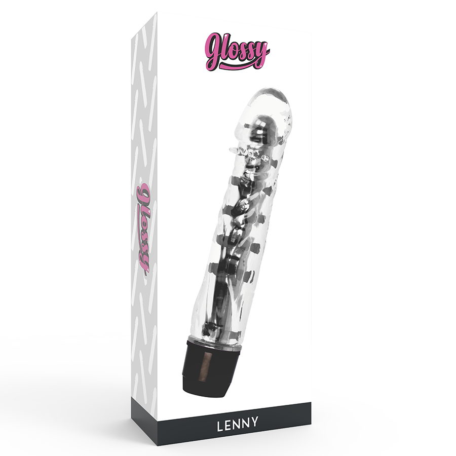 GLOSSY - VIBRADOR LENNY PRETO - Sexshoptuga  Sexshoptuga 