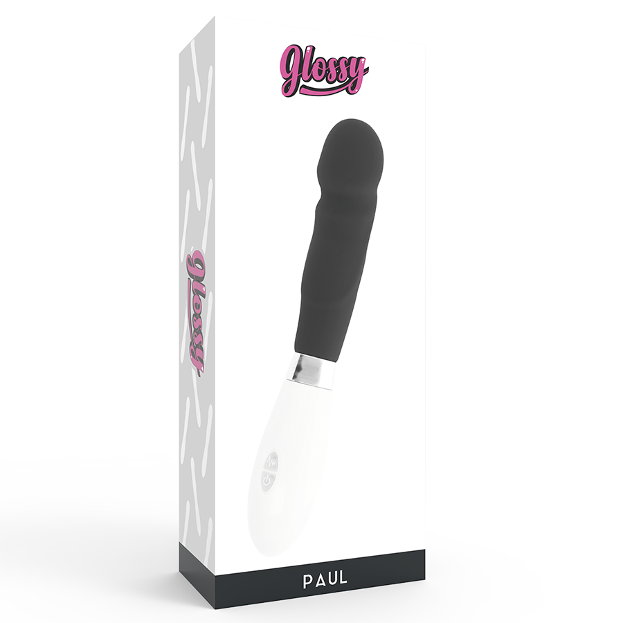 GLOSSY - PAUL VIBRADOR PRETO - Sexshoptuga 