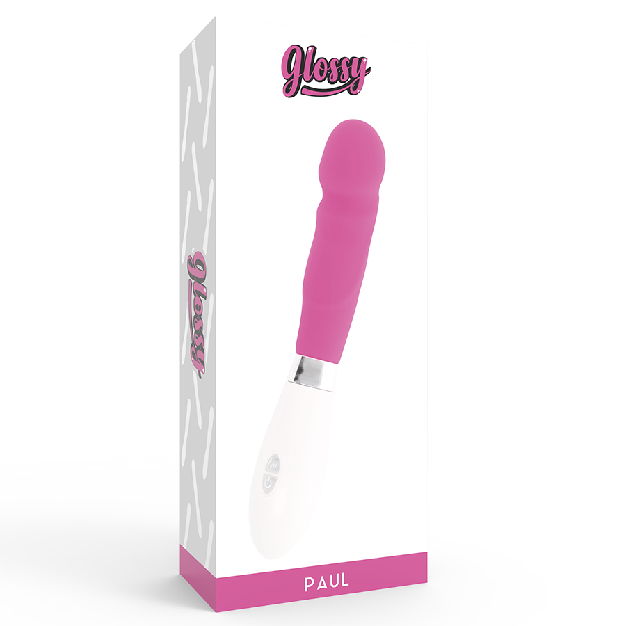 GLOSSY - PAUL VIBRADOR ROSA - Sexshoptuga 