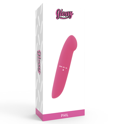 GLOSSY - VIBRADOR PHIL ROSA - Sexshoptuga 