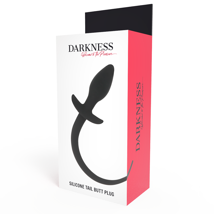 DARKNESS - PLUG ANAL 28 CM SILICONE PRETO - Sexshoptuga  Sexshoptuga 