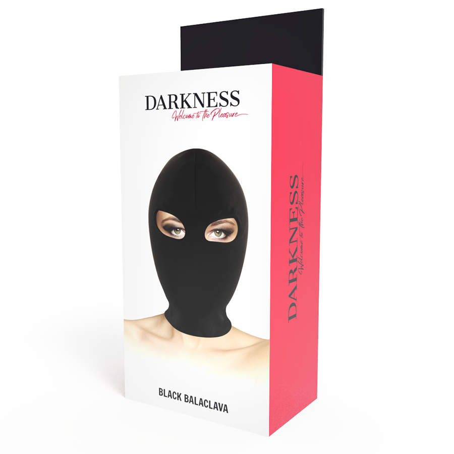 DARKNESS - MSCARA DE SUBMISSO PRETA - Sexshoptuga  Sexshoptuga 