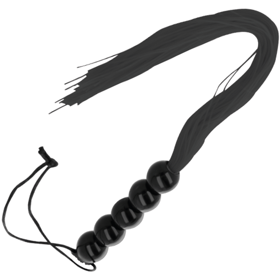 DARKNESS - CHICOTE DE BONDAGE PRETO FINO - Sexshoptuga  Sexshoptuga 