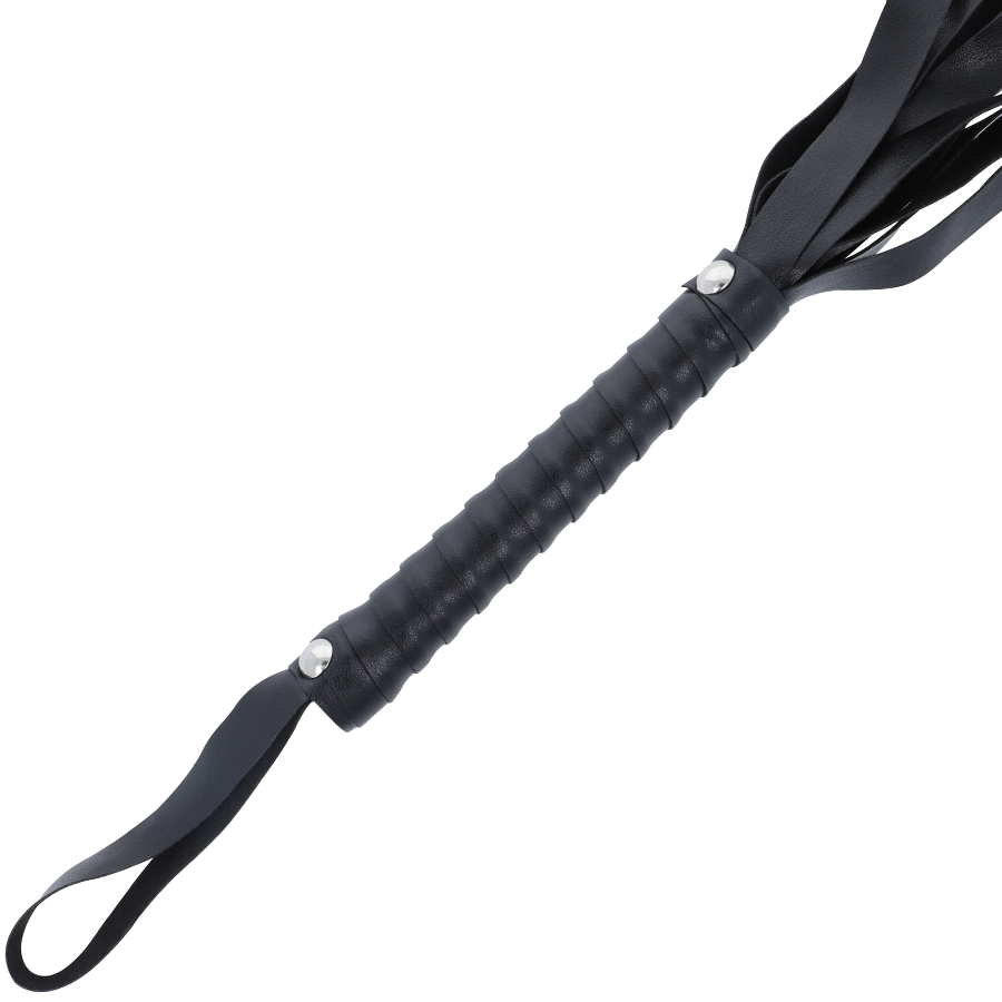 DARKNESS - CHICOTE DE BONDAGE PRETO 51 CM - Sexshoptuga  Sexshoptuga 