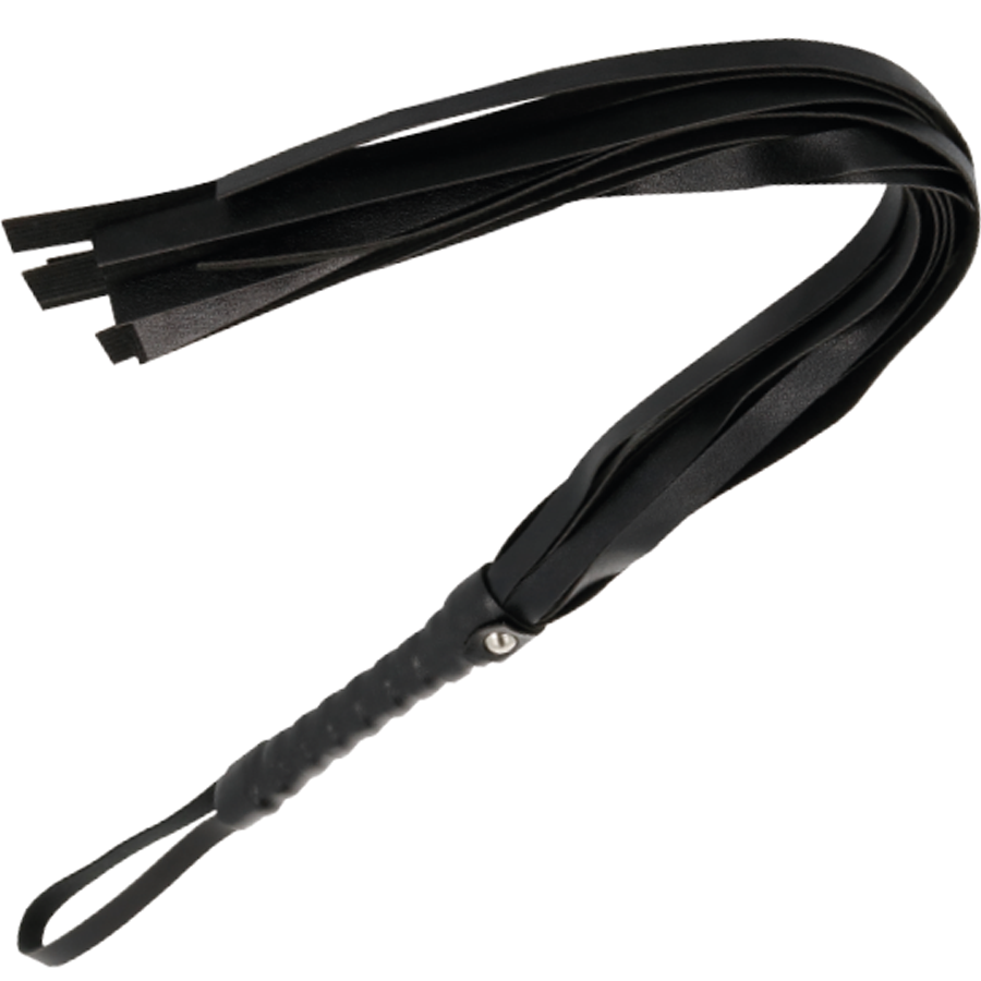 DARKNESS - CHICOTE DE BONDAGE PRETO 45 CM - Sexshoptuga  Sexshoptuga 