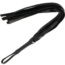 DARKNESS - CHICOTE DE BONDAGE PRETO 45 CM - Sexshoptuga 